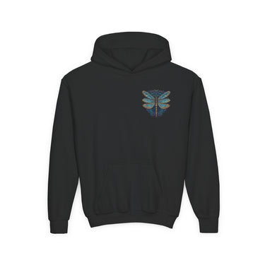 Jelly Somebody Save Me Dragonfly Double Sided Youth Hoodie - Sunlit Funlit Country Music Tees